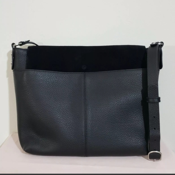 NWT!! TREASURE AND BOND LEATHER MESSENGER BAG - Picture 2 of 9